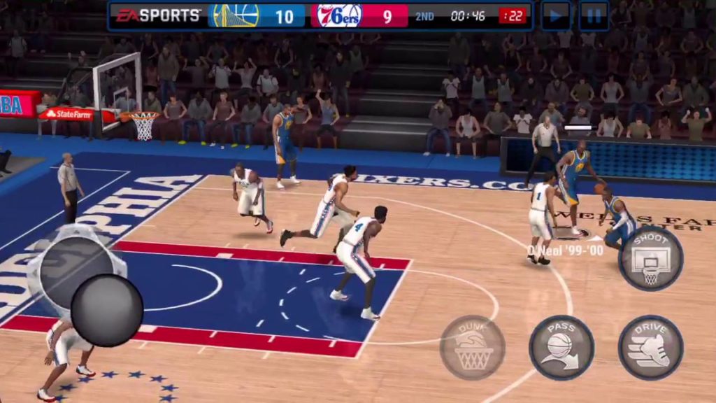 download nba live mobile gameplay